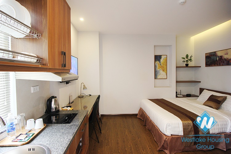 Good price studio for rent in Au Co street, Tay Ho district